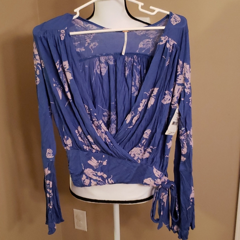 NWT Free People crop tie top